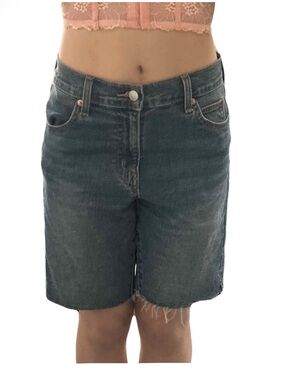 Signature by Levi Strauss Dark Blue Denim Jean Shorts size 0